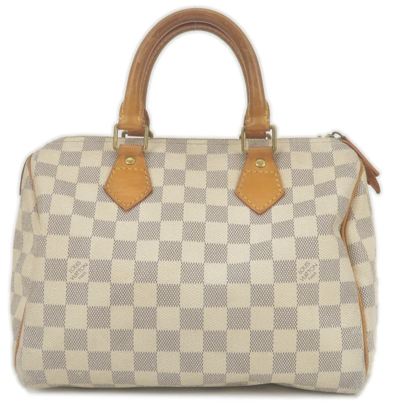 Louis Vuitton Damier Azur Speedy 25 Boston Hand Bag N41534