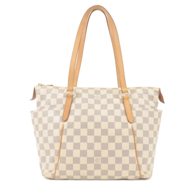 Louis Vuitton Damier Azur Totally PM Tote Bag Hand Bag N41280