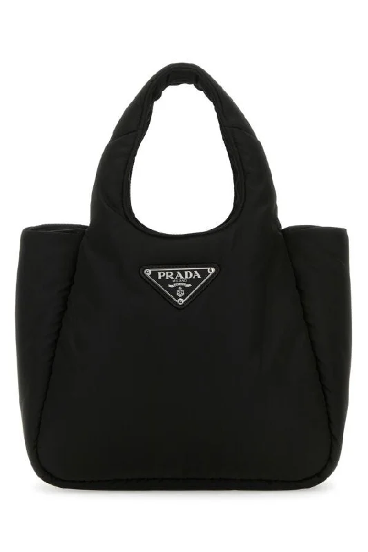 Prada Woman Black Nylon Handbag