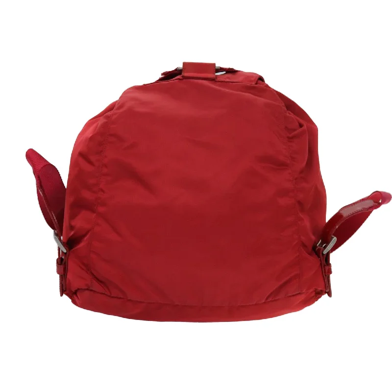 PRADA Backpack Nylon Red  71860