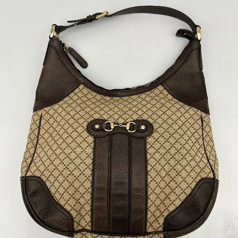 Gucci Catherine Brown Cloth Handbag