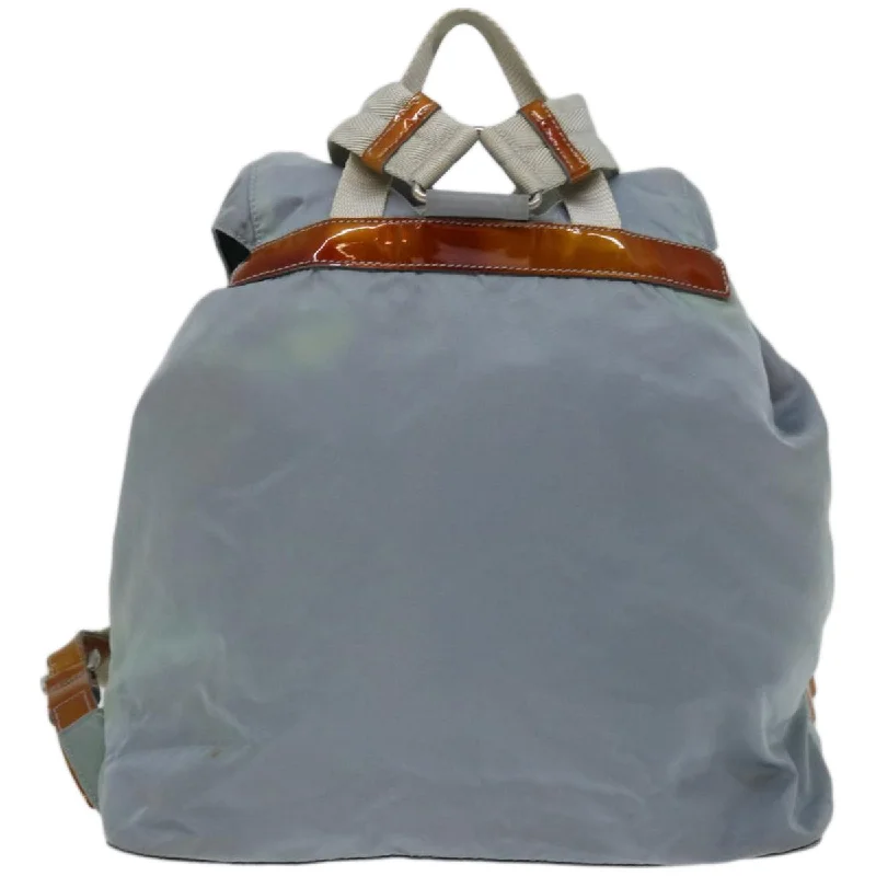 PRADA Backpack Nylon Light Blue  65375