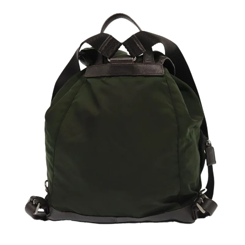 PRADA Backpack Nylon Khaki  bs16433