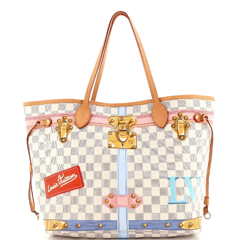 Neverfull NM Tote Limited Edition Damier Summer Trunks MM