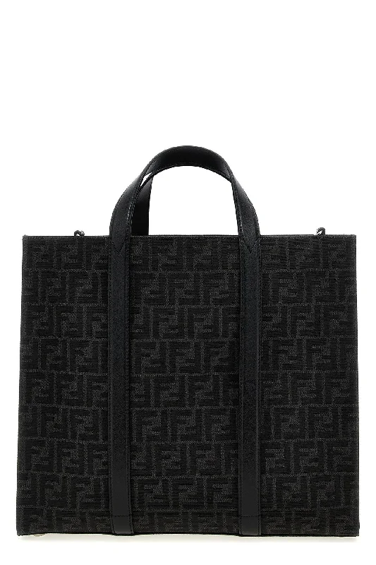 Fendi Men Ff Jacquard Shopper