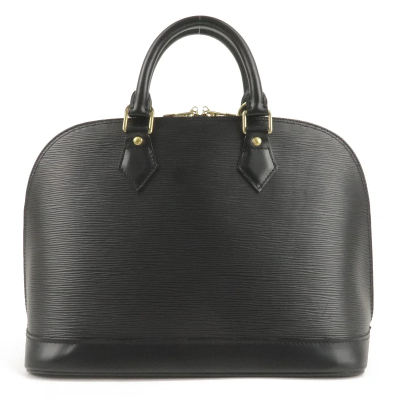 Louis Vuitton Epi Alma Hand Bag Noir Black M52142