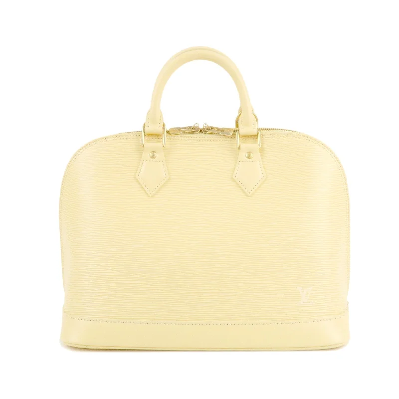 Louis Vuitton Epi Alma Hand Bag Vanilla M5214A