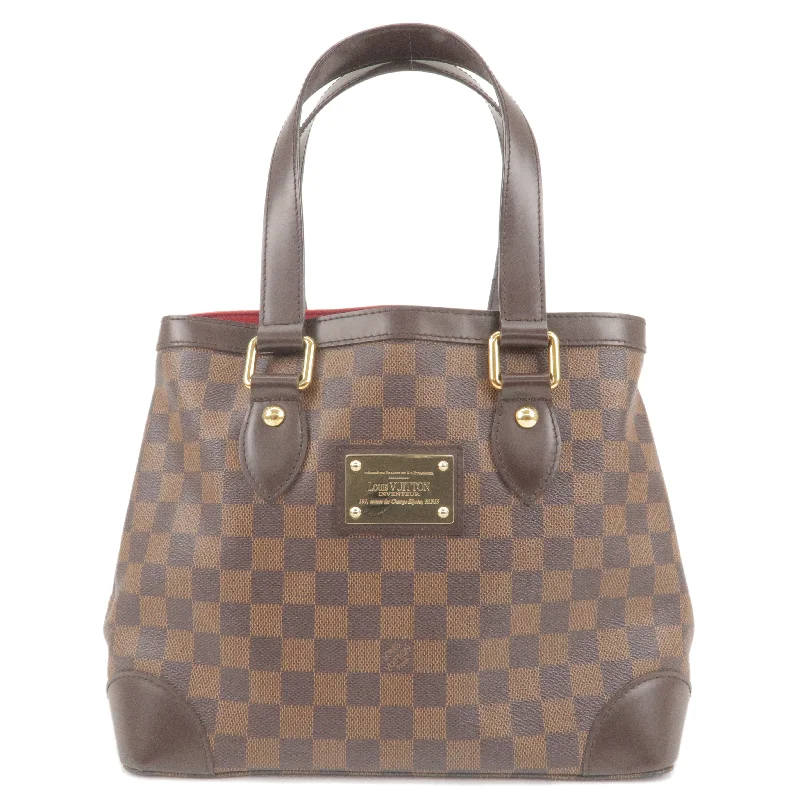 Louis Vuitton Damier Ebene Hampstead PM Hand Bag Tote Bag N51205