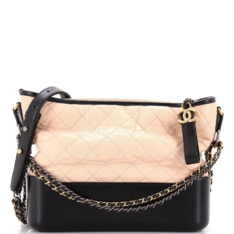 Gabrielle Hobo Quilted Aged Calfskin Medium