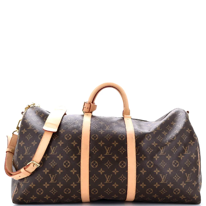 Keepall Bandouliere Bag Monogram Canvas 55