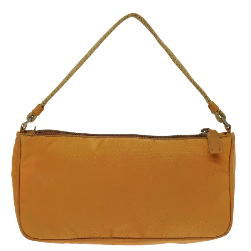 PRADA Accessory Pouch Nylon Orange  bs12557