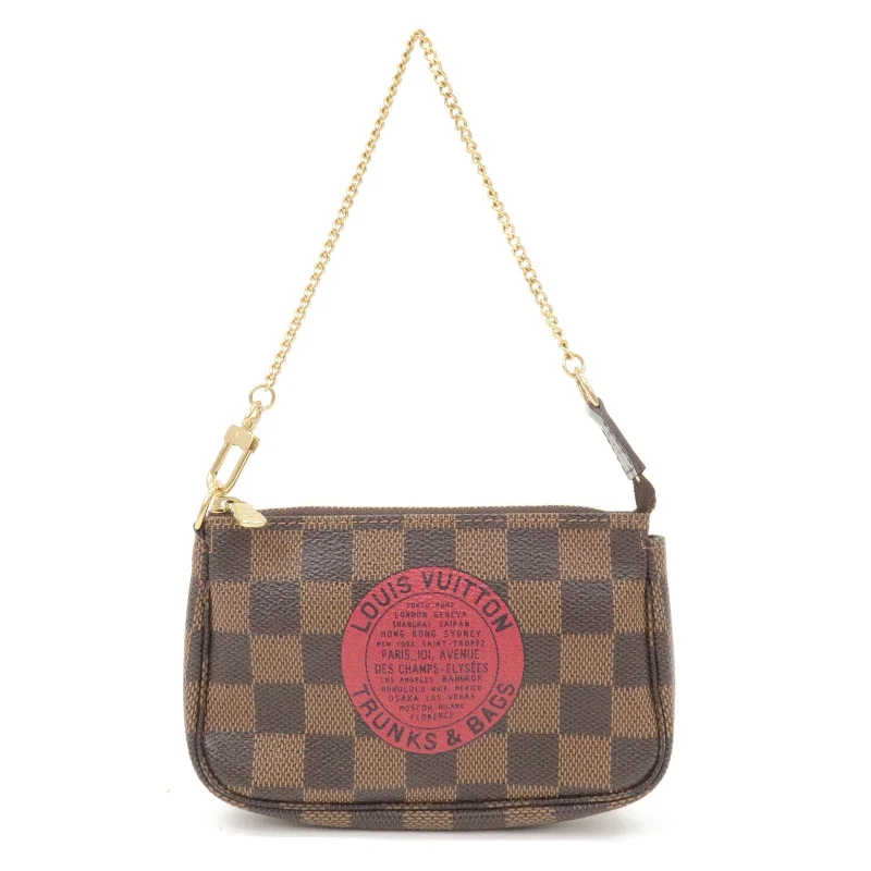 Louis Vuitton Damier T&B Mini Pochette Accessoires Pouch N58011