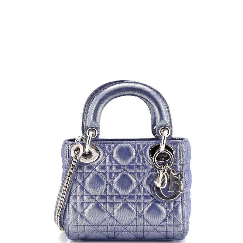 Lady Dior Chain Bag Cannage Quilt Lambskin Mini