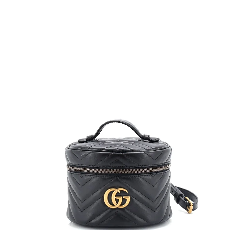 GG Marmont Vanity Backpack Matelasse Leather Mini