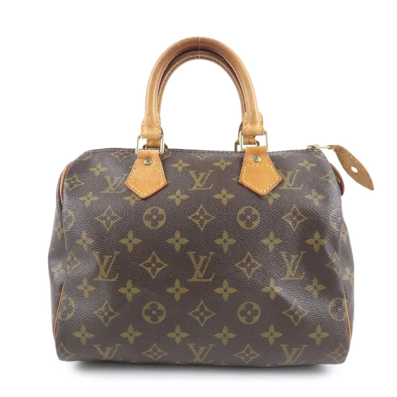 Louis Vuitton Monogram Speedy 25 Hand Bag Boston Bag M41528