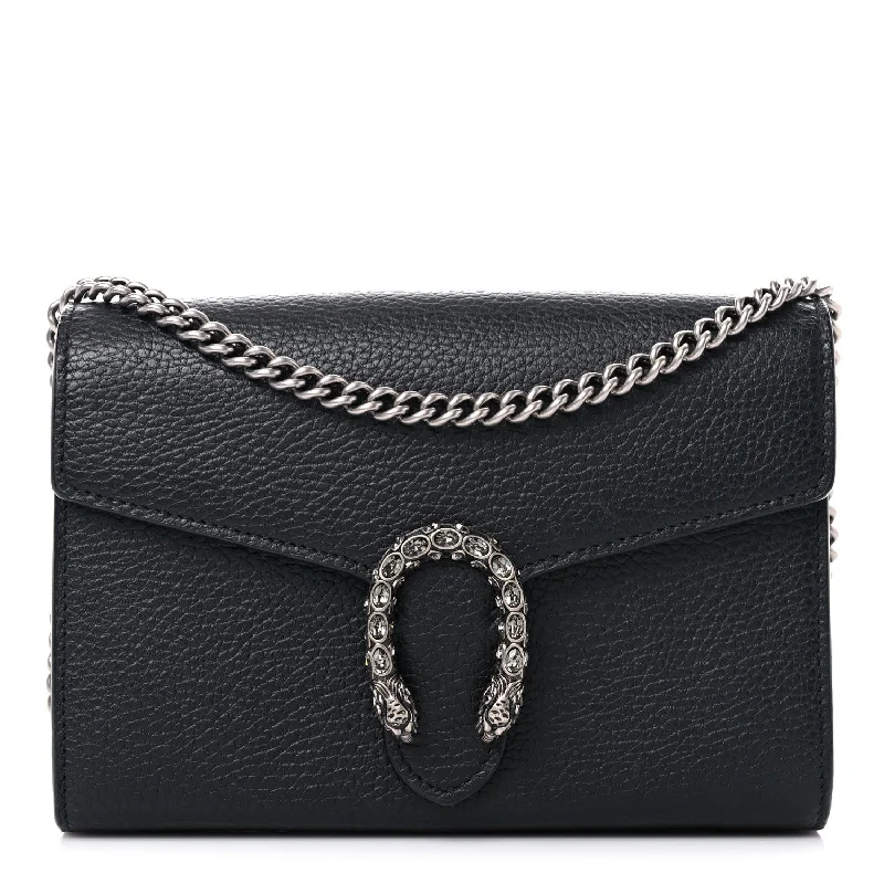 GUCCI DIONYSUS LEATHER MINI CHAIN BAG