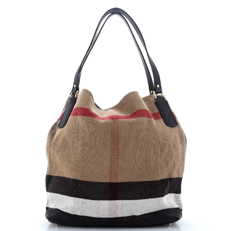 Maidstone Tote Mega Check Canvas Medium