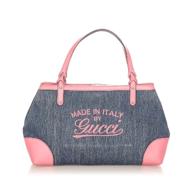 Gucci Craft Denim Tote Bag (SHG-20520)