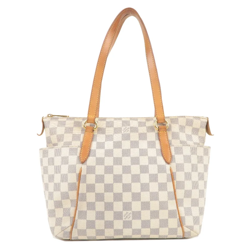 Louis Vuitton Damier Azur Totally PM Tote Bag Hand Bag N51261