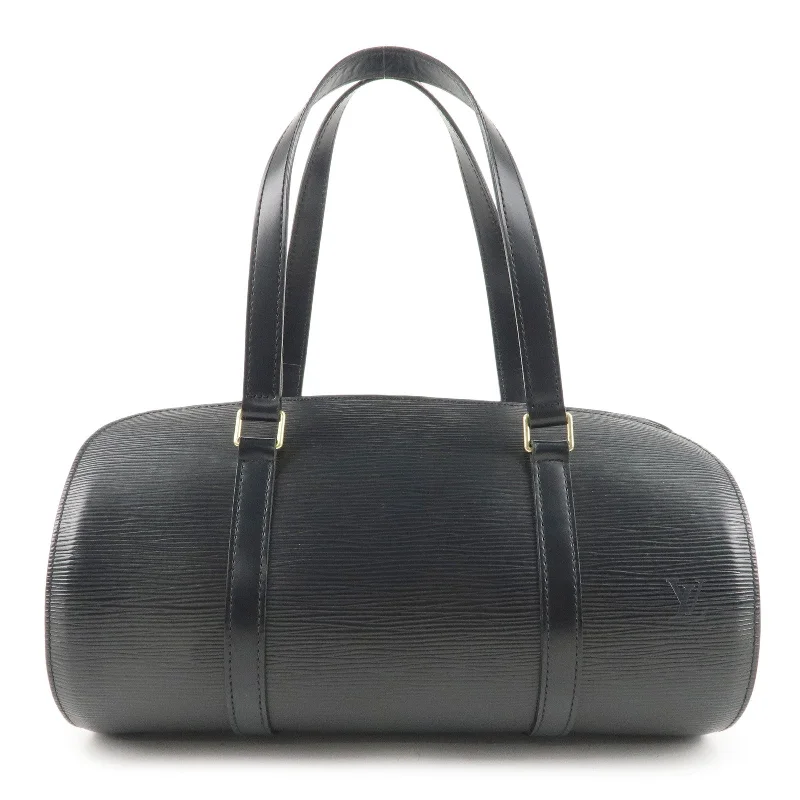 Louis Vuitton Epi Soufflot Hand Bag Noir Black M52862