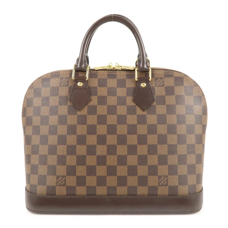 Louis Vuitton Damier Alma Hand Bag Brown N51131