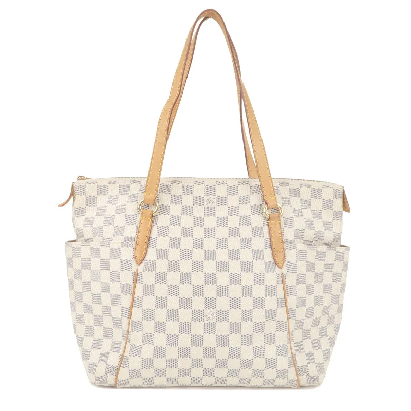 Louis Vuitton Damier Azur Totally MM Tote Shoulder Bag N51262