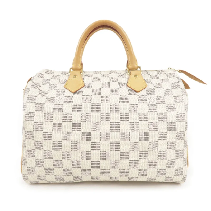 Louis Vuitton Damier Azur Speedy 30 Boston Hand Bag N41533