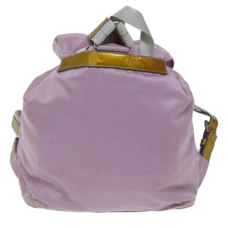 PRADA Backpack Nylon Pink  69747