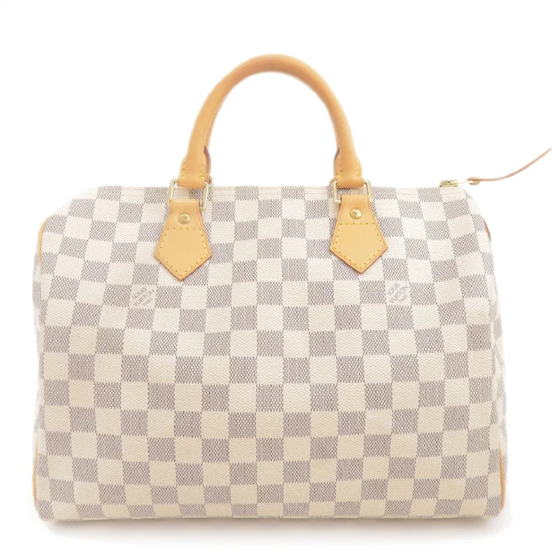 Louis Vuitton Damier Azur Speedy 30 Boston Hand Bag N41533