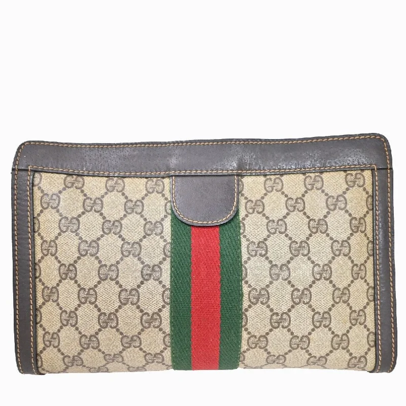 Gucci Parfums Gg Pattern Sherry Clutch