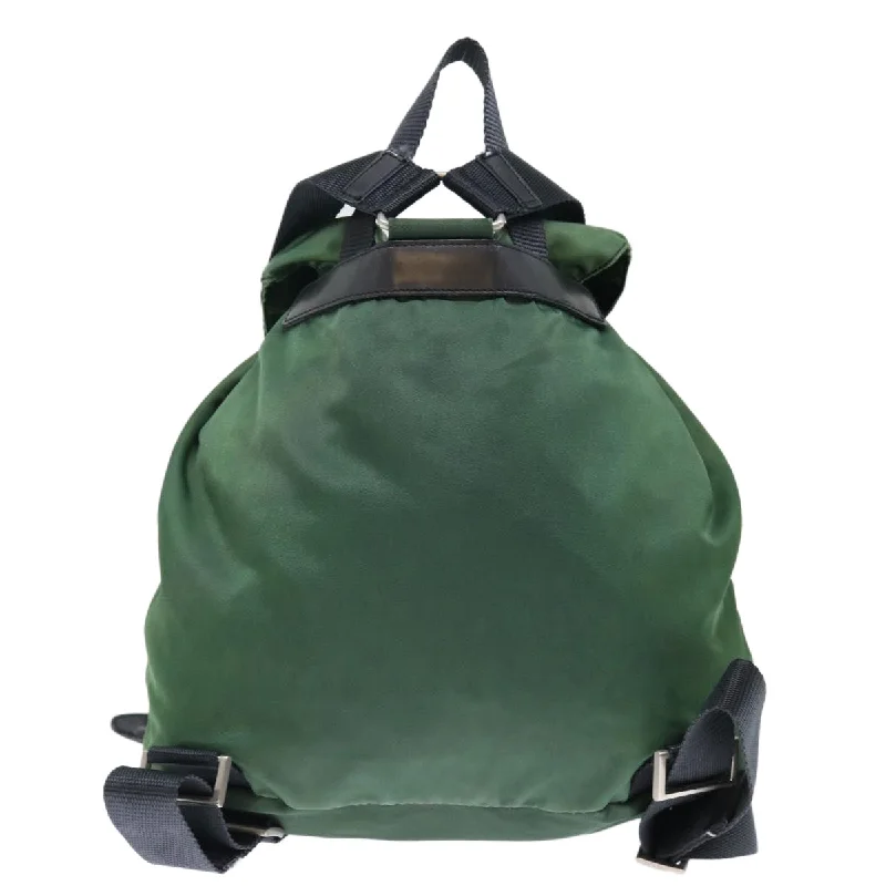 PRADA Backpack Nylon Green  71296