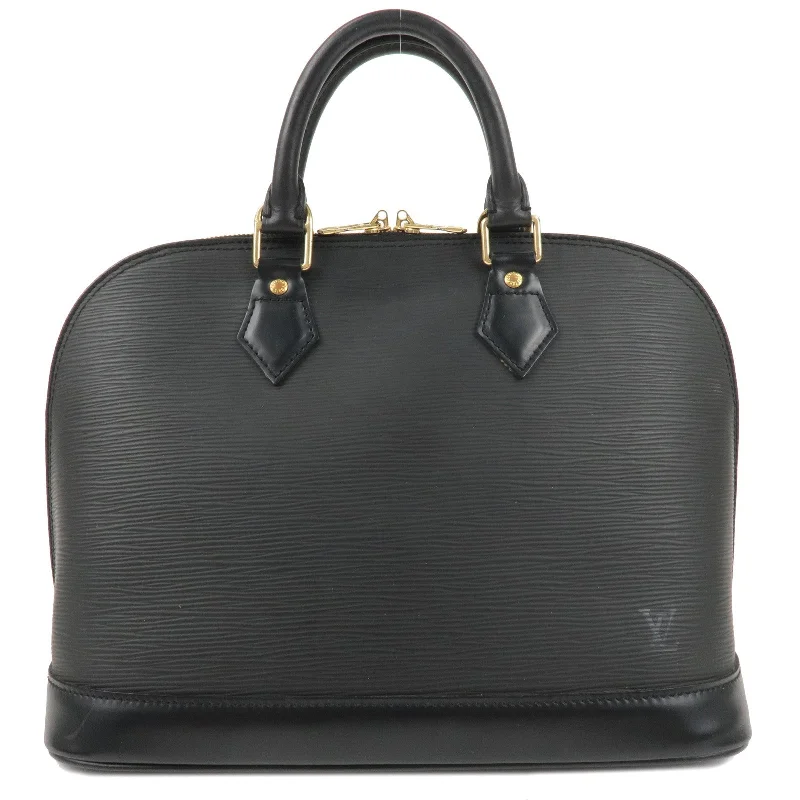 Louis Vuitton Epi Alma Hand Bag Noir Black M52142