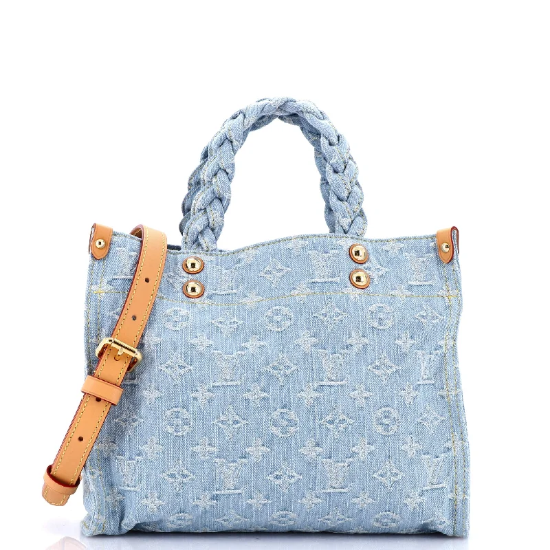 Let Go Tote Monogram Denim PM