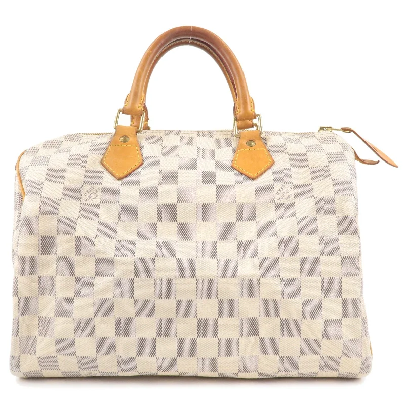 Louis Vuitton Damier Azur Speedy 30 Boston Hand Bag N41533