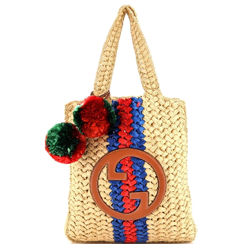 Blondie NM Open Tote Raffia Small