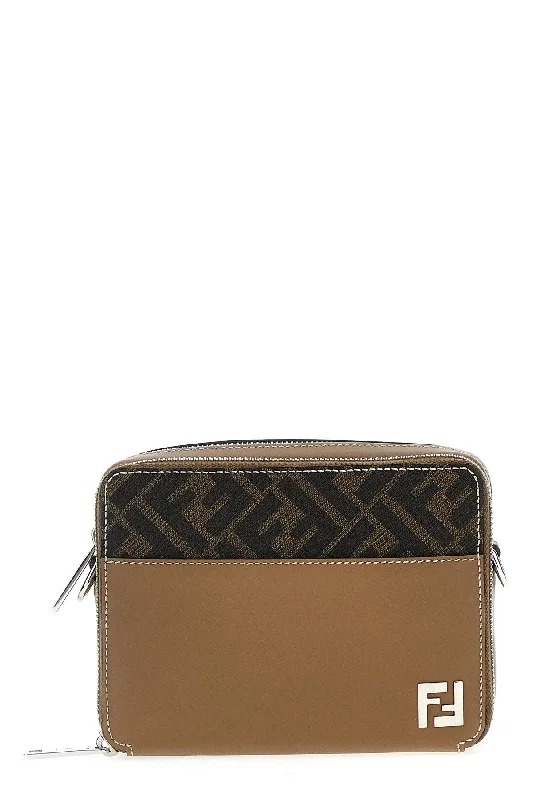 Fendi Men 'Camera Case Organizer Squared Ff' Crossbody Bag