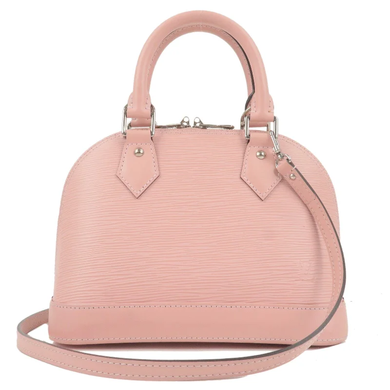 Louis Vuitton Epi Alma BB 2Way Hand Bag Rose Ballerine M41327