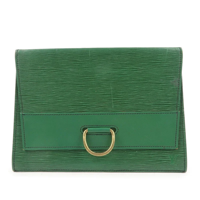 Louis Vuitton Epi Iena 28 Clutch Bag Borneo Green M52724