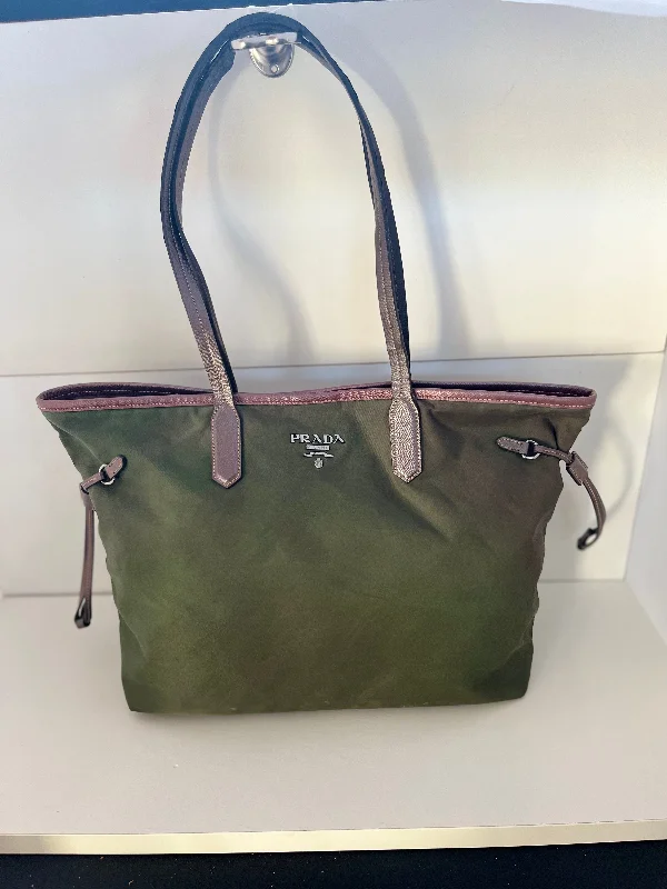 Prada Grøn Totebag