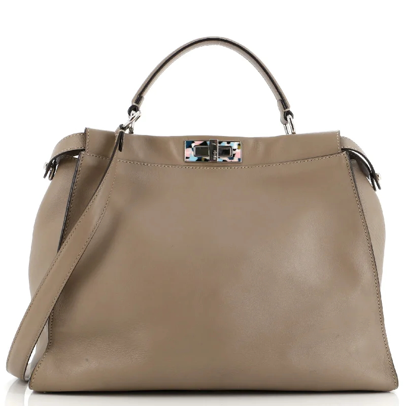 Peekaboo Bag Rigid Leather Large