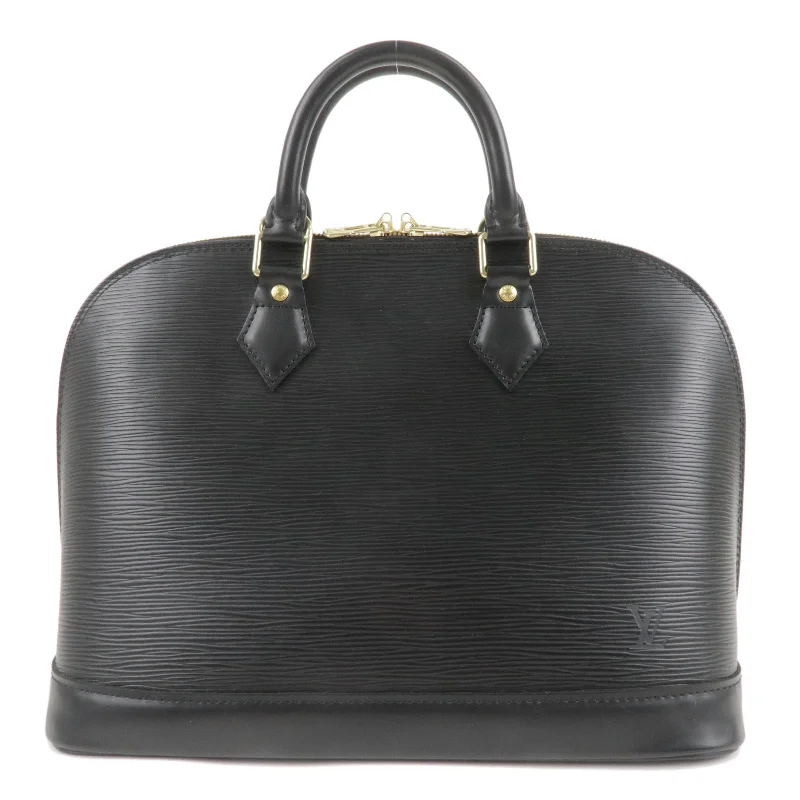 Louis Vuitton Epi Alma Hand Bag Noir Black M52142