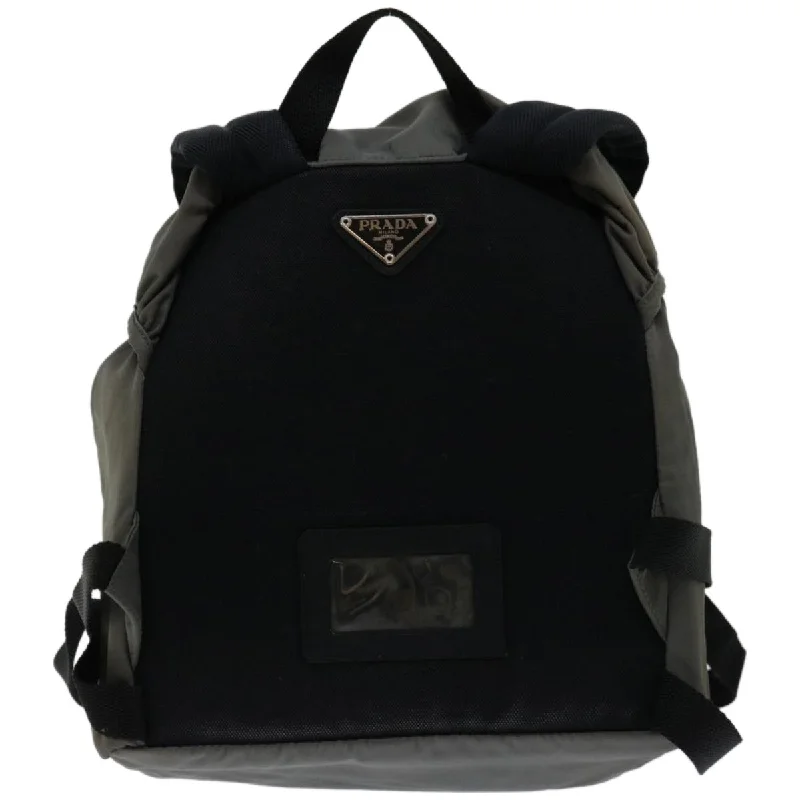 PRADA Backpack Nylon Gray  bs12211