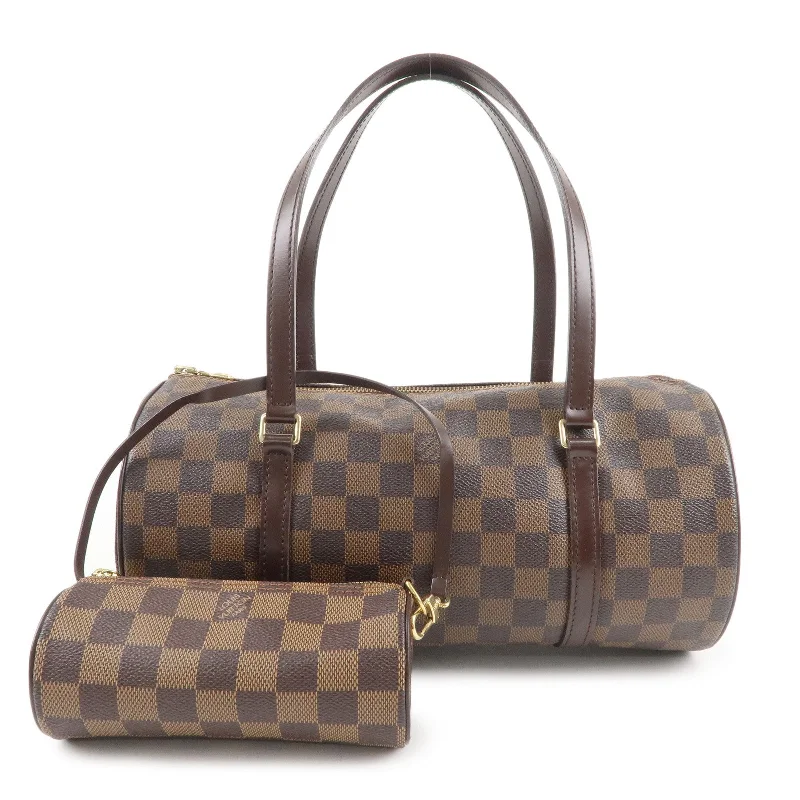 Louis Vuitton Damier Papillon 30 Hand Bag & Pouch Brown N51303