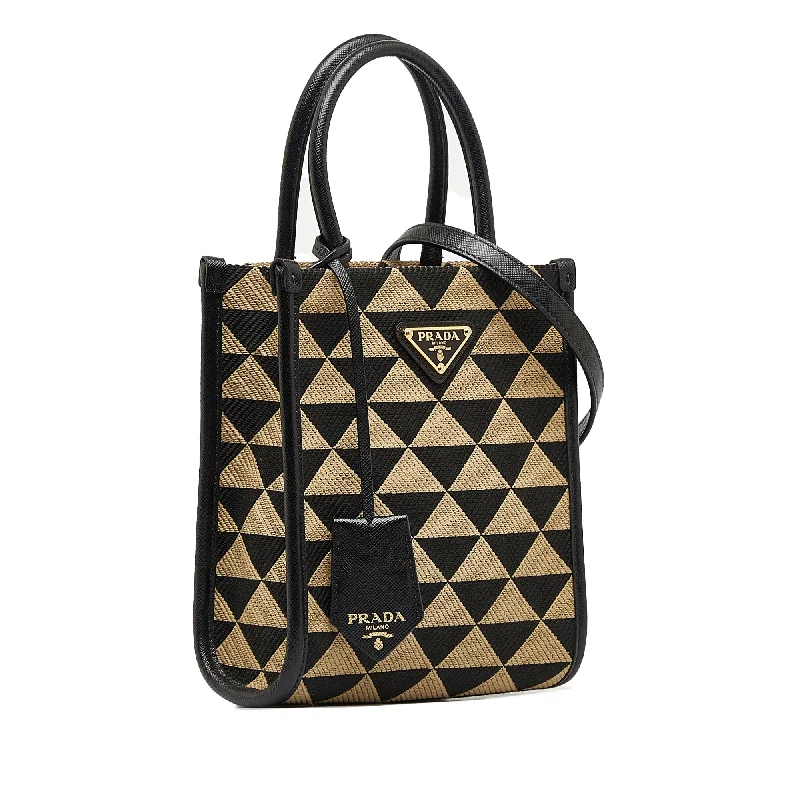 Prada Mini Symbols Triangolo Satchel