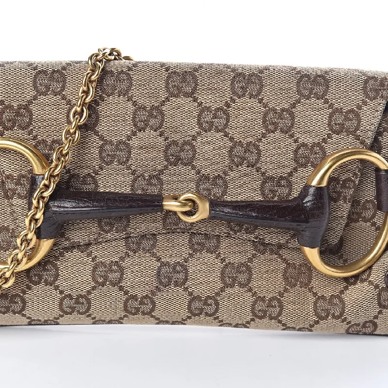 GUCCI X TOM FORD MONOGRAM HORSEBIT CLUTCH