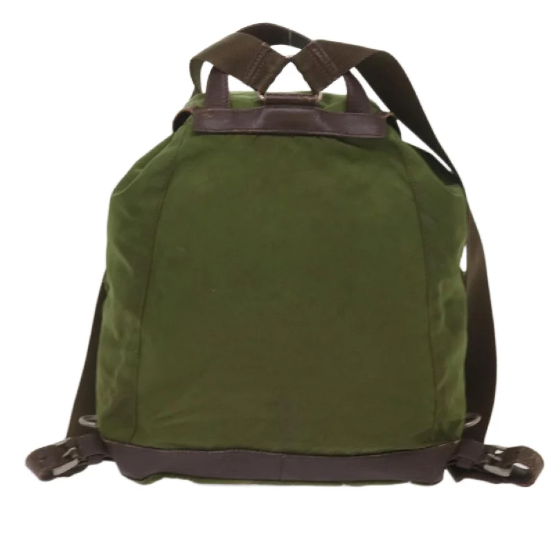 PRADA Backpack Nylon Khaki  bs11803