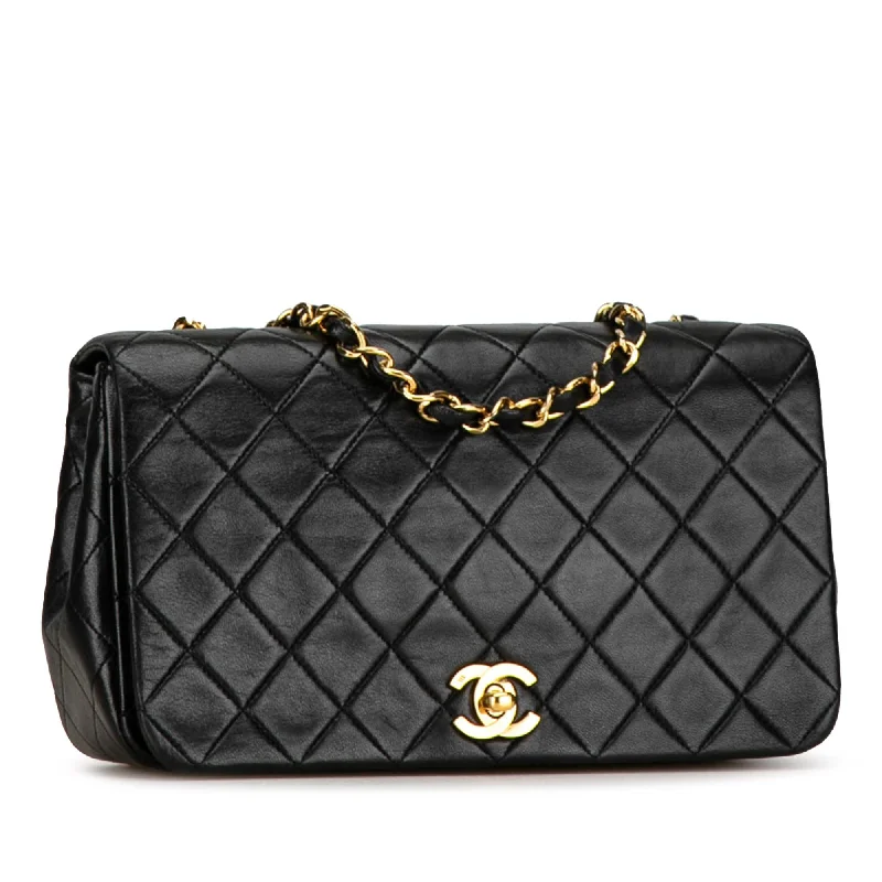 Chanel CC Quilted Lambskin Full Flap (6r8o9E)