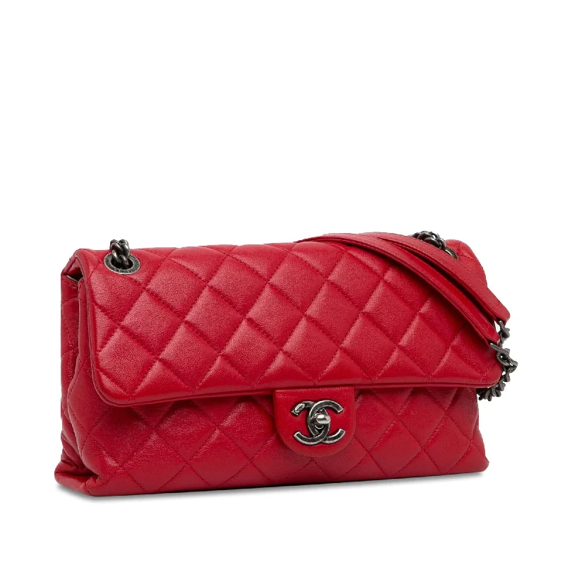 Chanel CC Quilted Lambskin Single Flap (srjhdn)