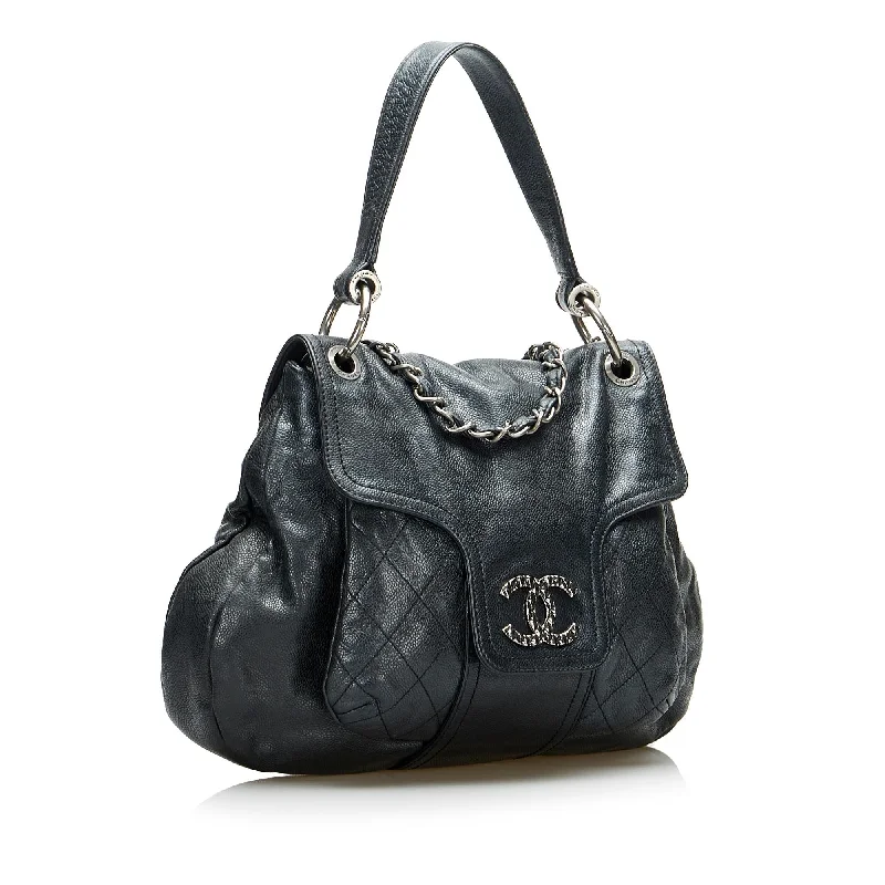 Chanel CC Rider Flap Satchel (I5sCSw)