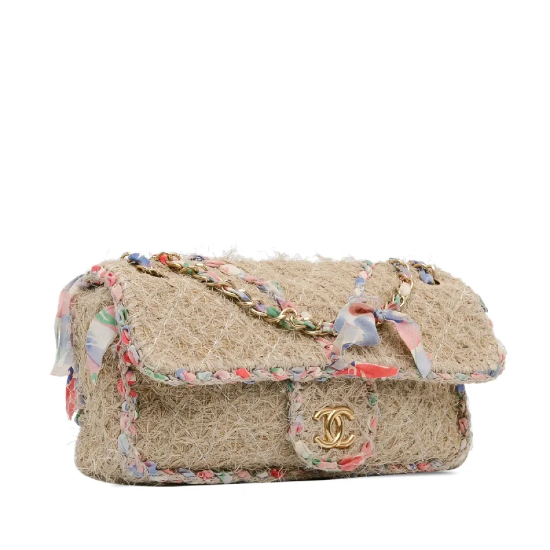 Chanel CC Straw Country Flap (eOS05U)